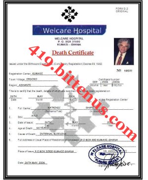 Shafis Death Certificate 1
